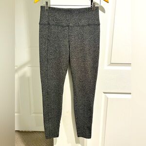 Athleta Delancey Herringbone Tight Leggings Women’s Size Small Zip Pockets